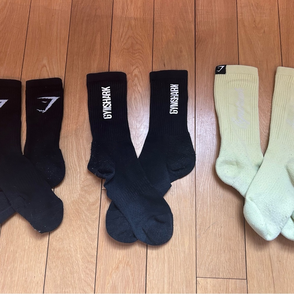 Men’s Gymshark Black and Yellow Socks